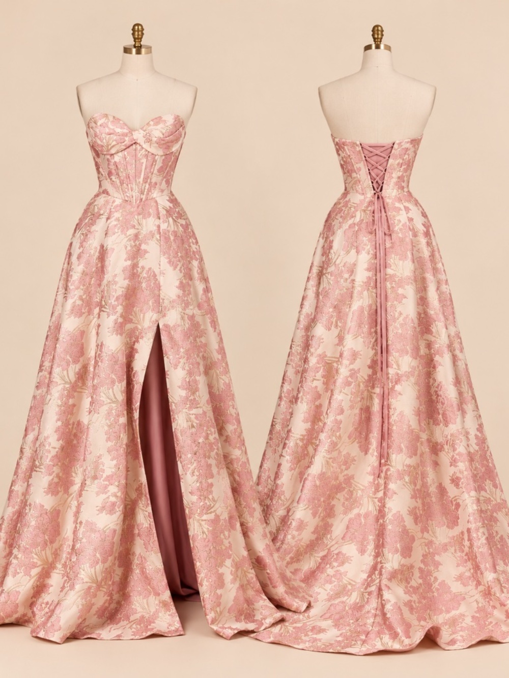 The Sweetest Girl Jacquard Gown